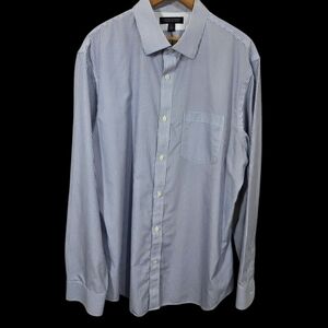 ⭐️Banana Republic Mens  Blue Dress Shirt Classic Style Size XL